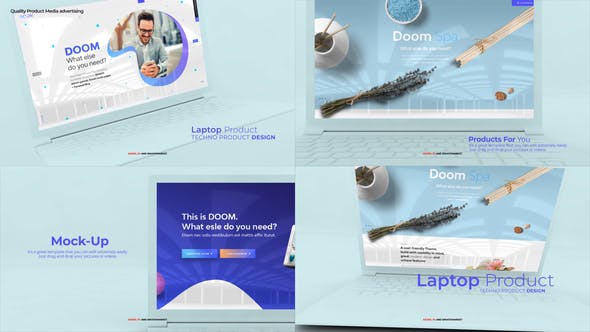 Videohive Laptop Mockup Promo 34911307