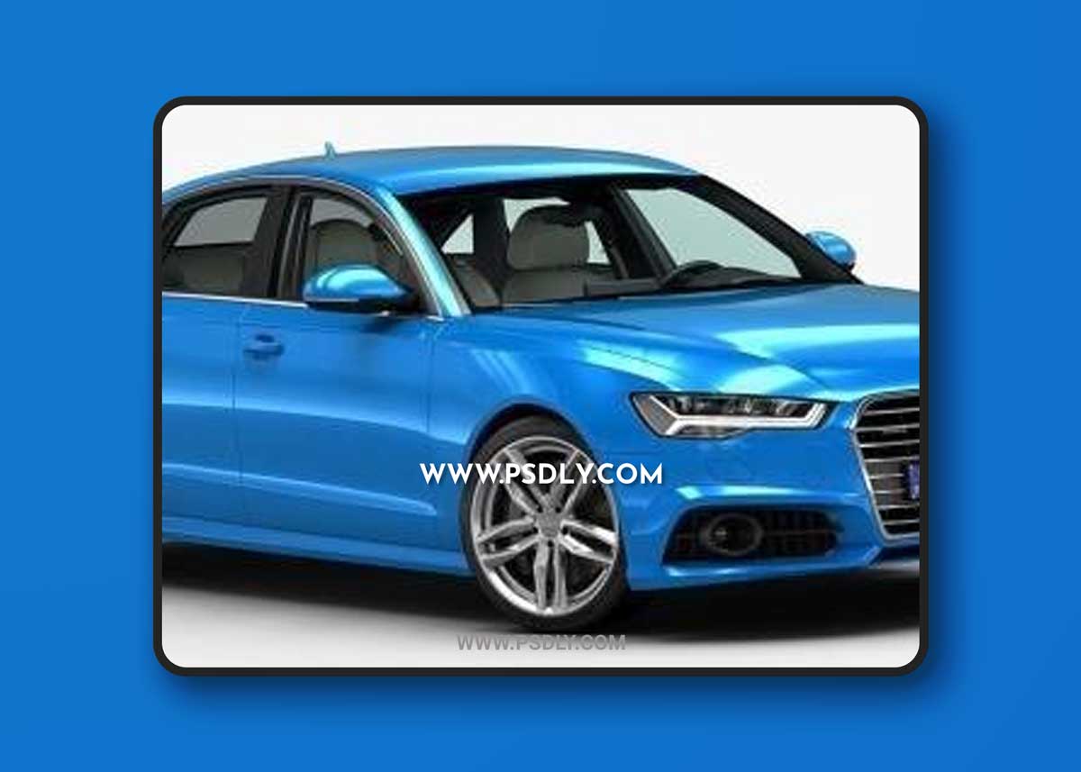 AUDI A6 TFSI 2017 3D Models