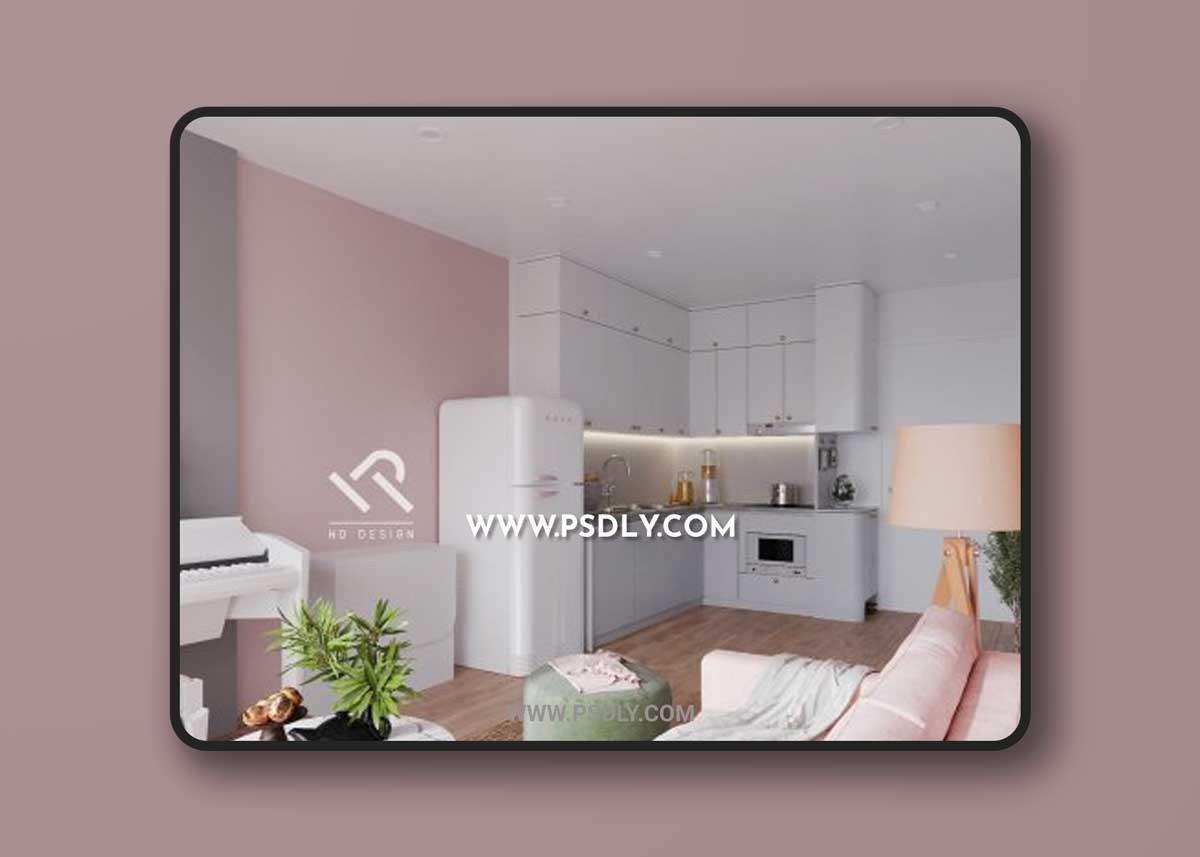 Apartment Interior by Huy Dam 3D Models