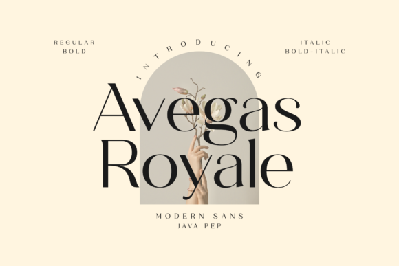 Avegas Royale Font