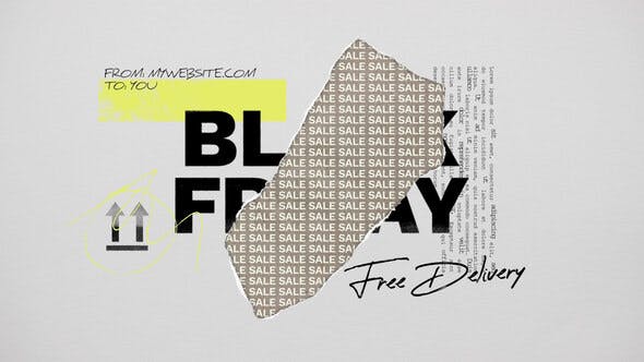 Videohive Black Friday Packaging Titles 34602589
