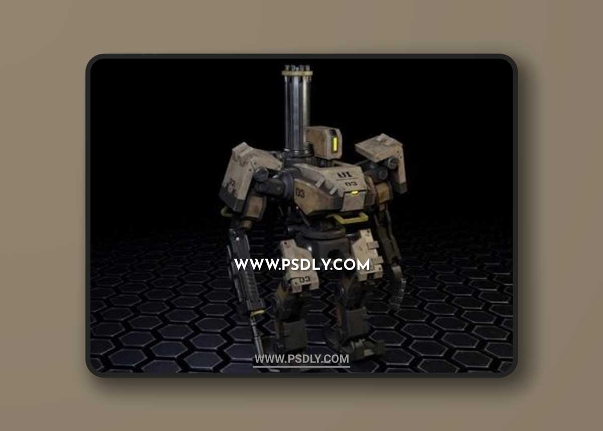 Bastion from Overwatch 3D Model