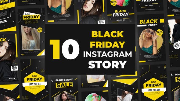 Videohive Black Friday Sale Instagram Story Pack 34916459