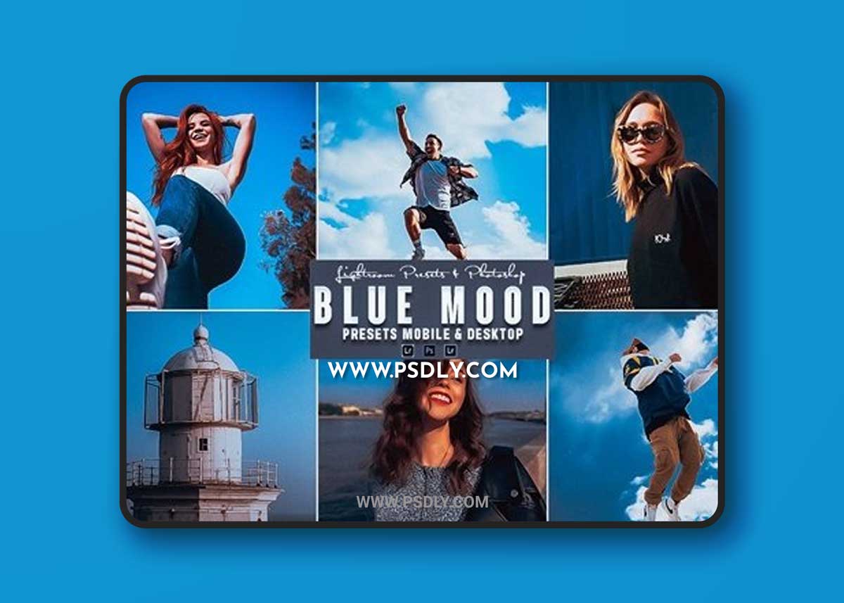 Blue Mood Photoshop Action & Lightrom Presets