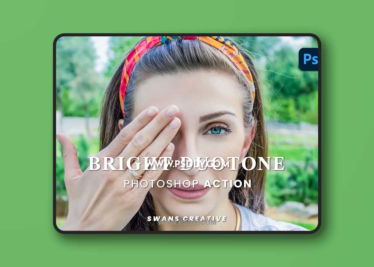 Bright Duotone Photoshop Action