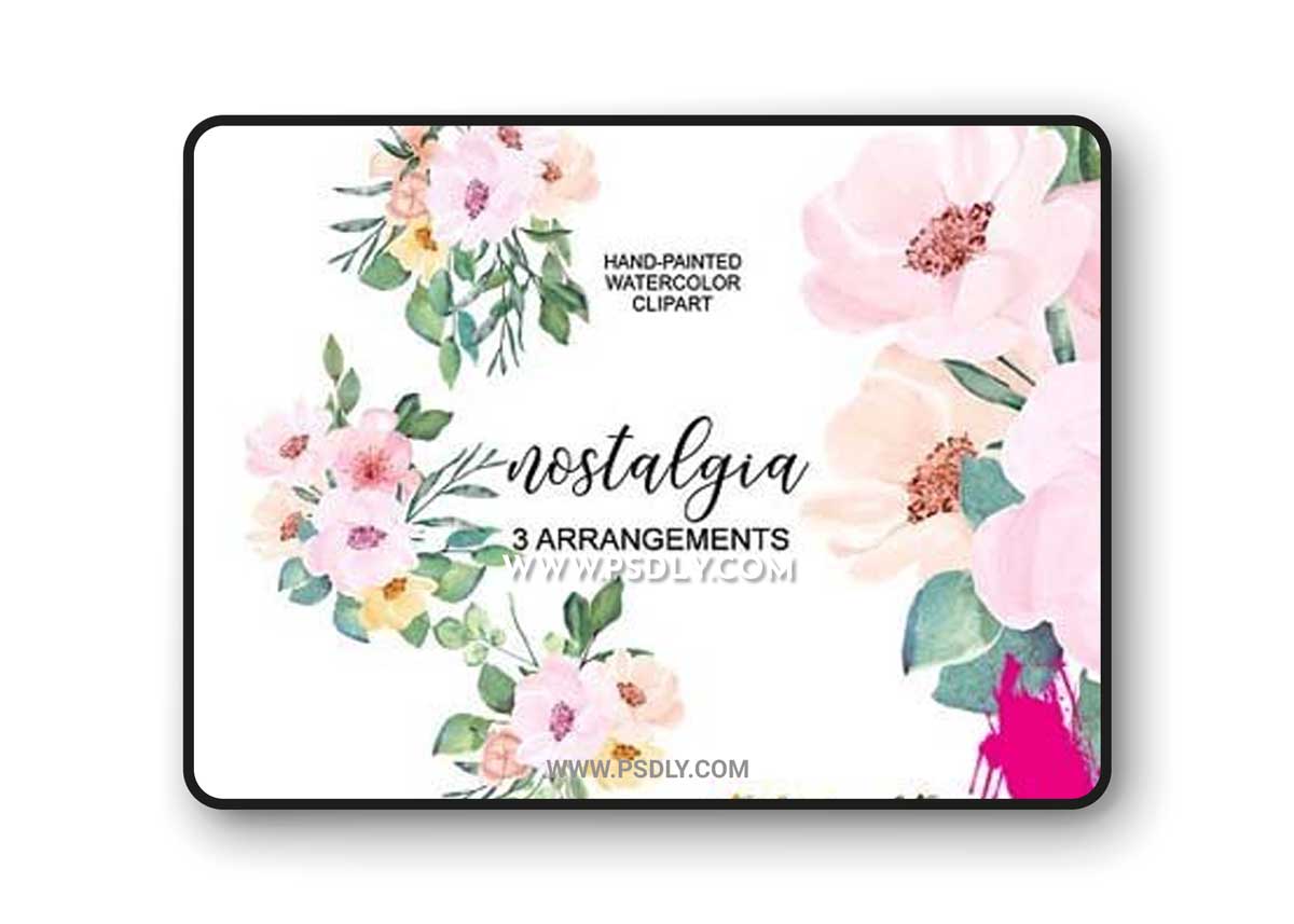 CM - Blush & Pink Wild Rose Clip Art 1720519