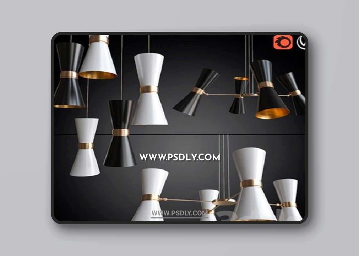 Chandelier and pendants CAIRO MULLAN