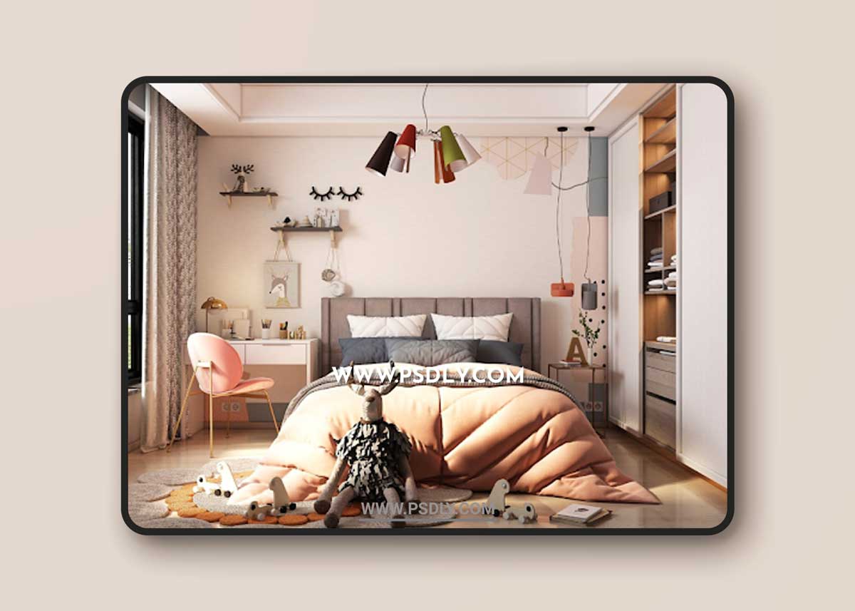 Child Room Interior by Huy Hieu Lee