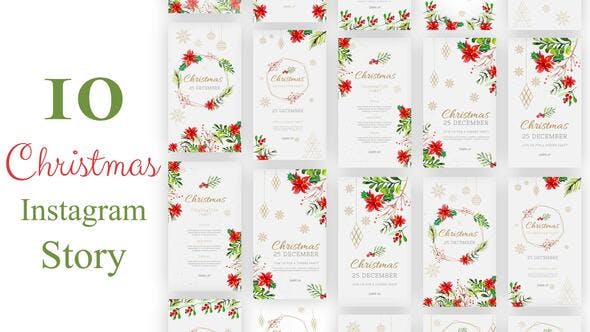 Videohive Christmas Instagram Stories 34766082