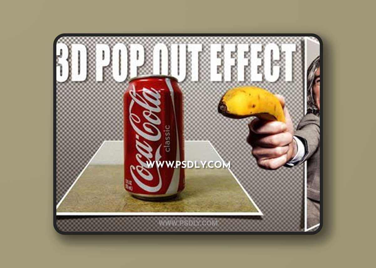 Cool 3D Pop-Out Photoshop Effect + Tutorial