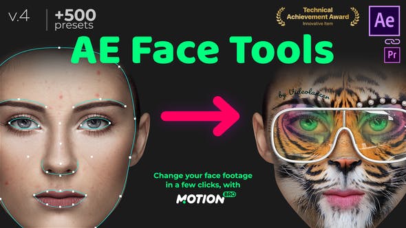 Videohive - AE Face Tools V4.1.2 - 24958166