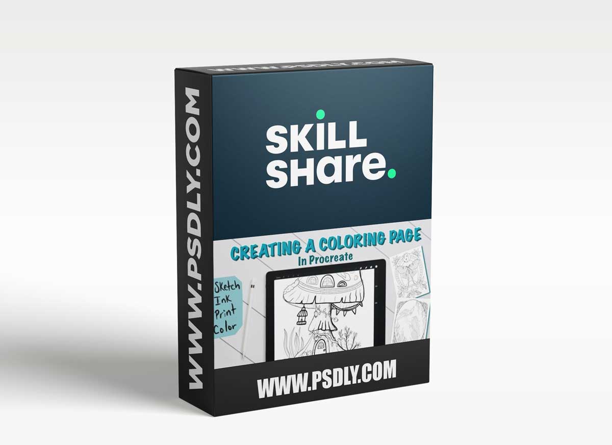 Create A Coloring Page in Procreate To Use, Gift, or Sell