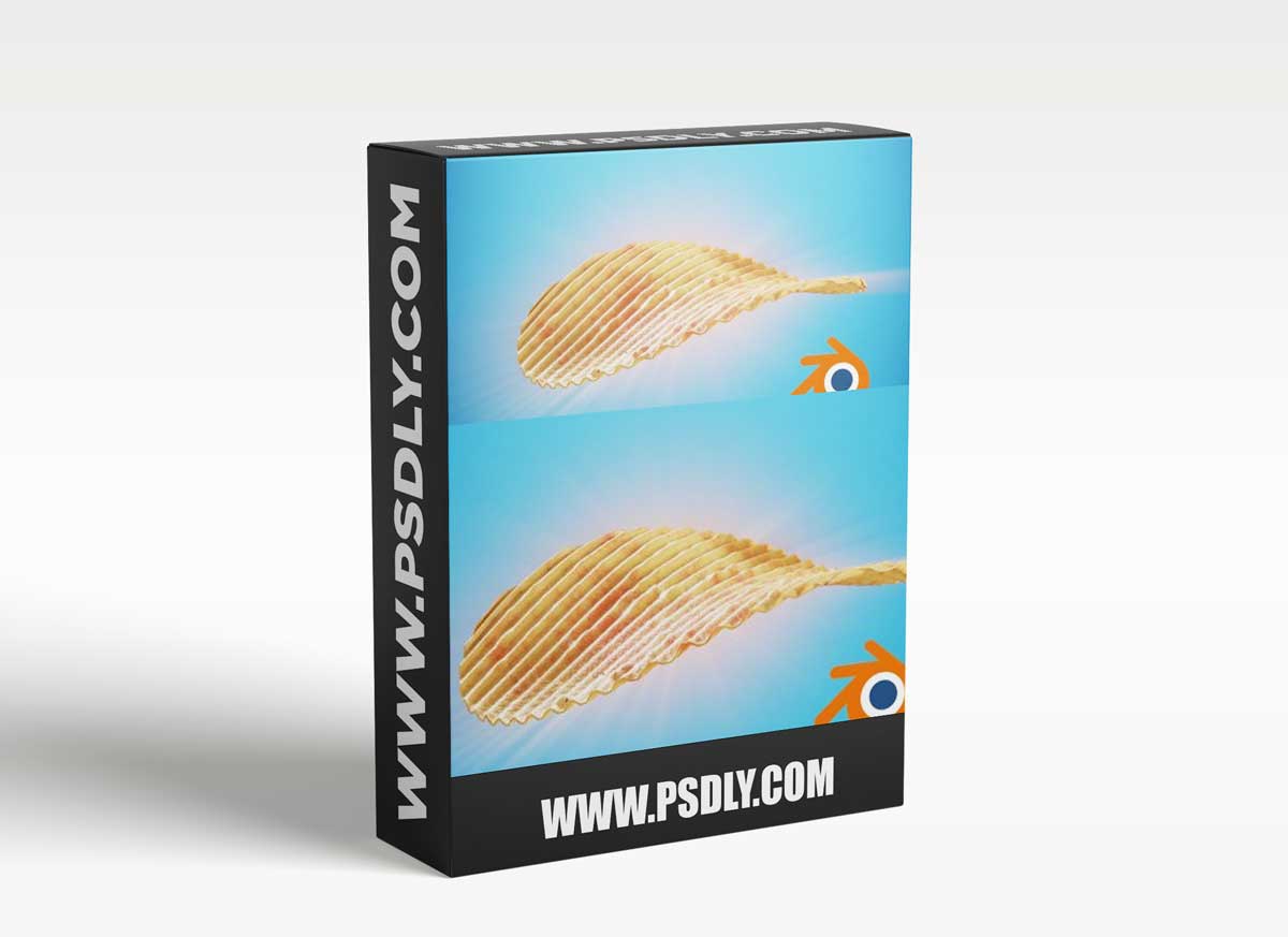 Create Your First 3D Food In Blender - Make Realistic chips from scratch!