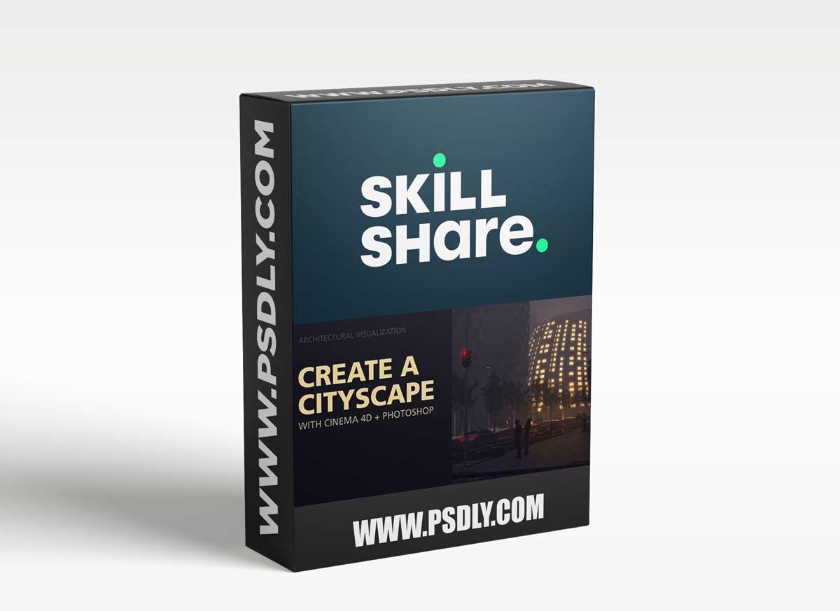 Create a Cityscape with Cinema 4D + Photoshop