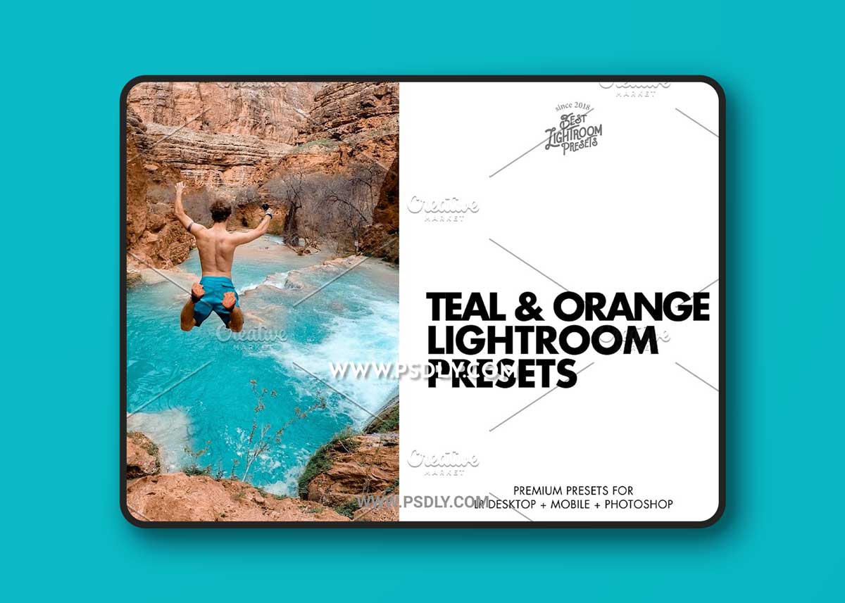 CreativeMarket - 30 Lightroom Presets Teal & Orange 6636738