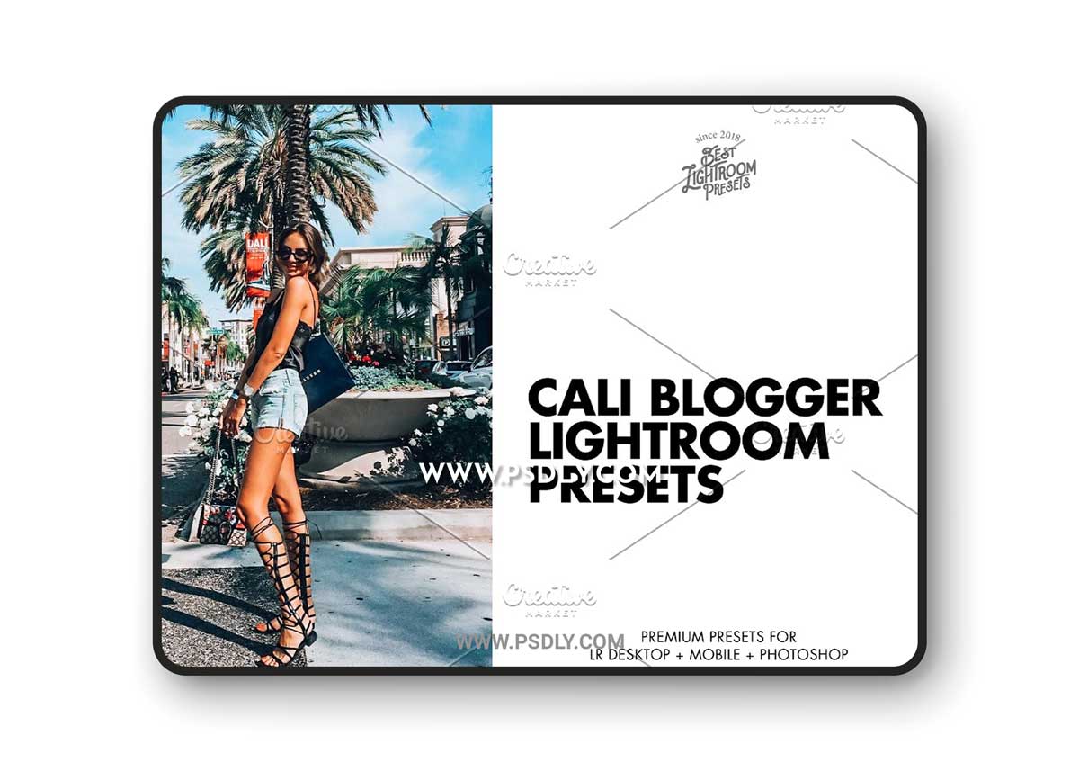 CreativeMarket - Cali Blogger Lightroom Presets 6627190