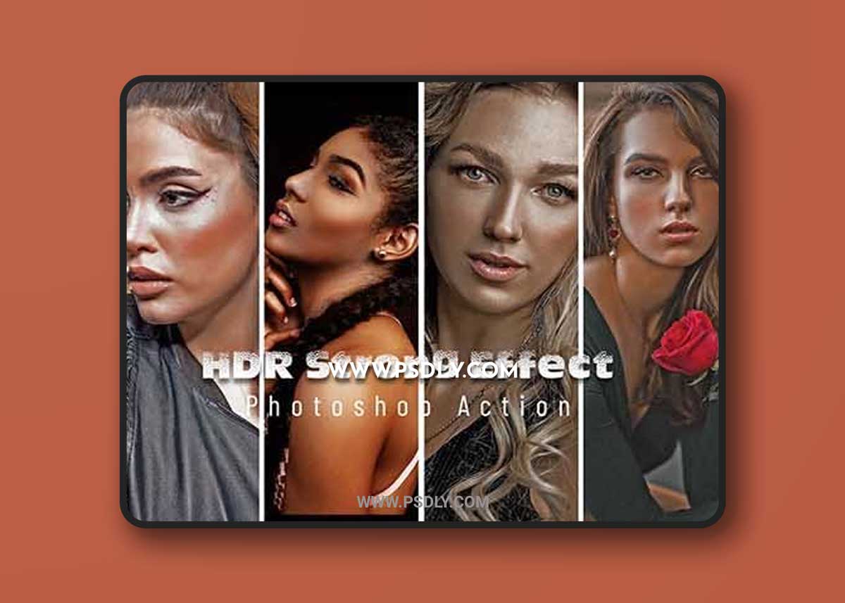 CreativeMarket - HDR Strong Effect Photoshop Action 6631525