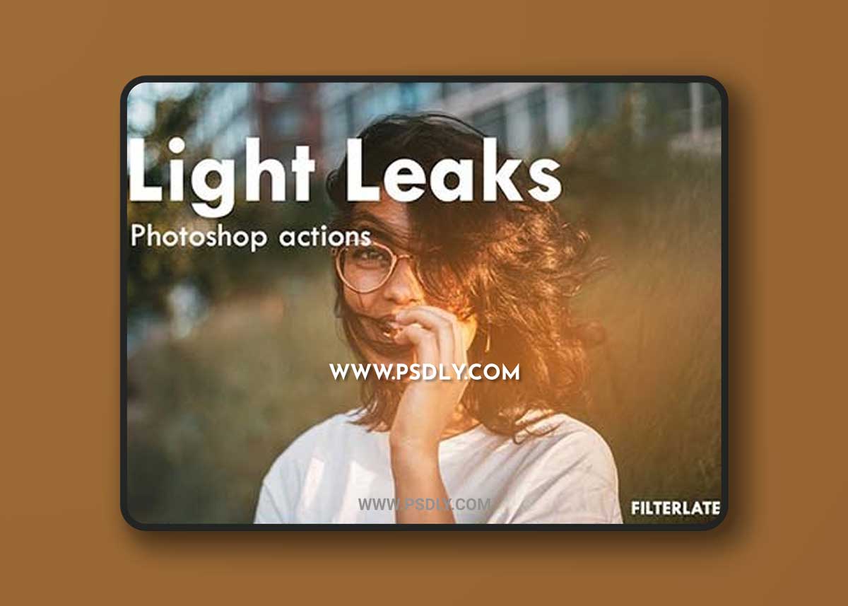 CreativeMarket - Light Leaks Set. 2 | Ps Actions 3173874