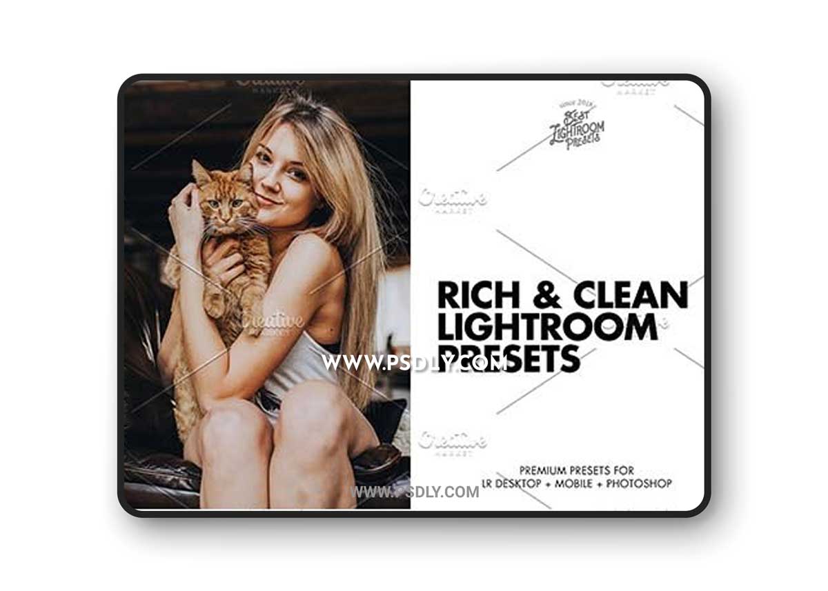 CreativeMarket - Lightroom Presets Rich & Clean 5927307