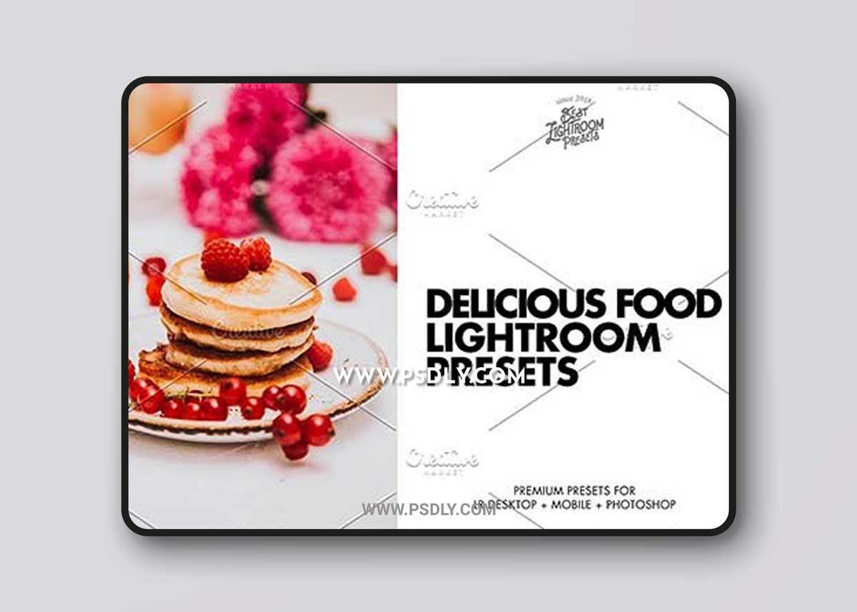 CreativeMarket - Lightroom presets for Food bloggers 6636494