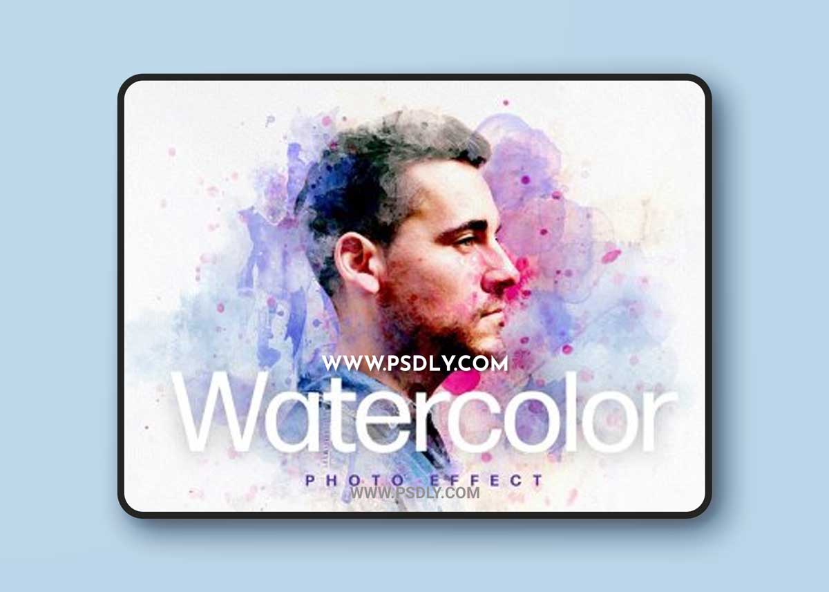 CreativeMarket - Watercolor Bomb Photo Effect 6605717