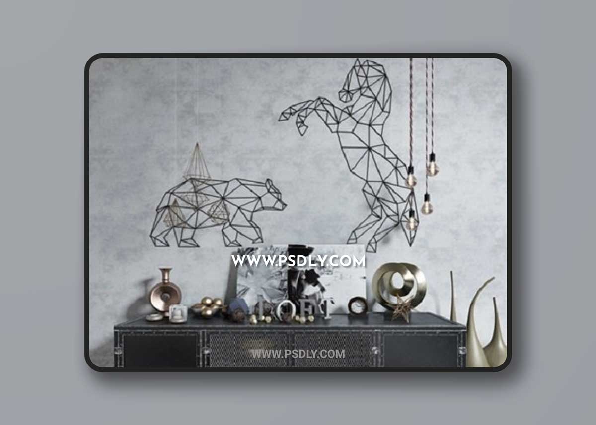 DECOR SET LOFT 3D Models