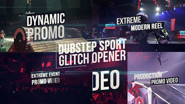Videohive Dubstep Sport Glitch Opener 17792409
