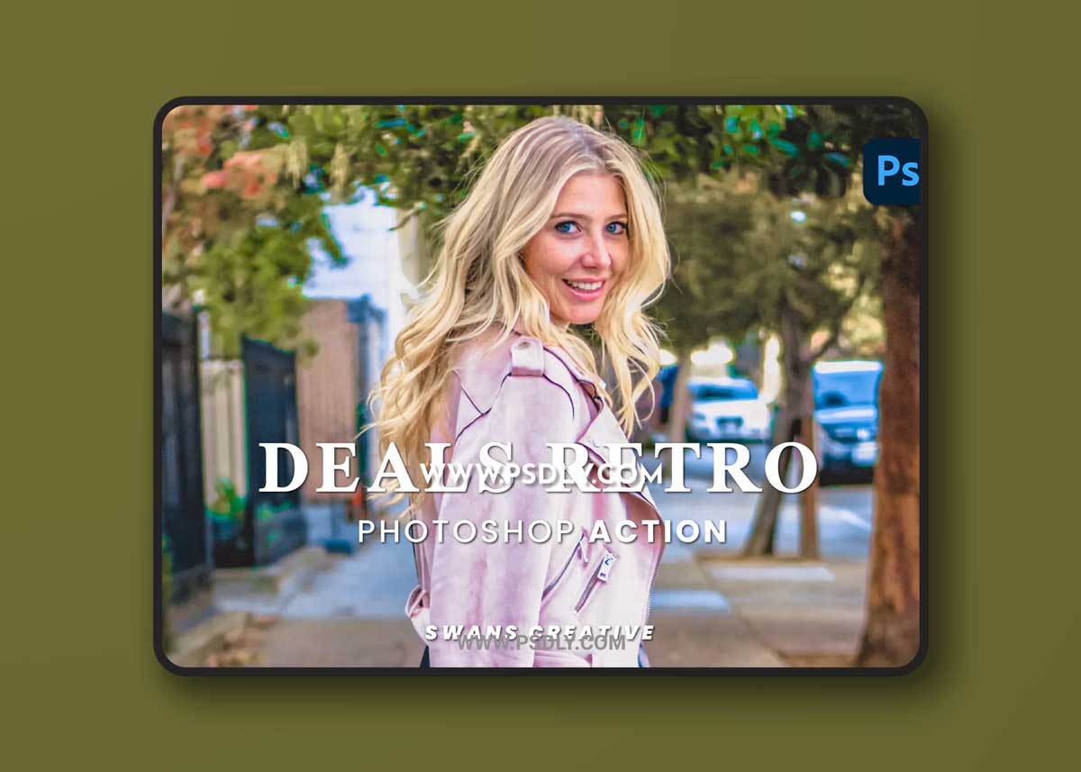 Deals Retro Photoshop Action