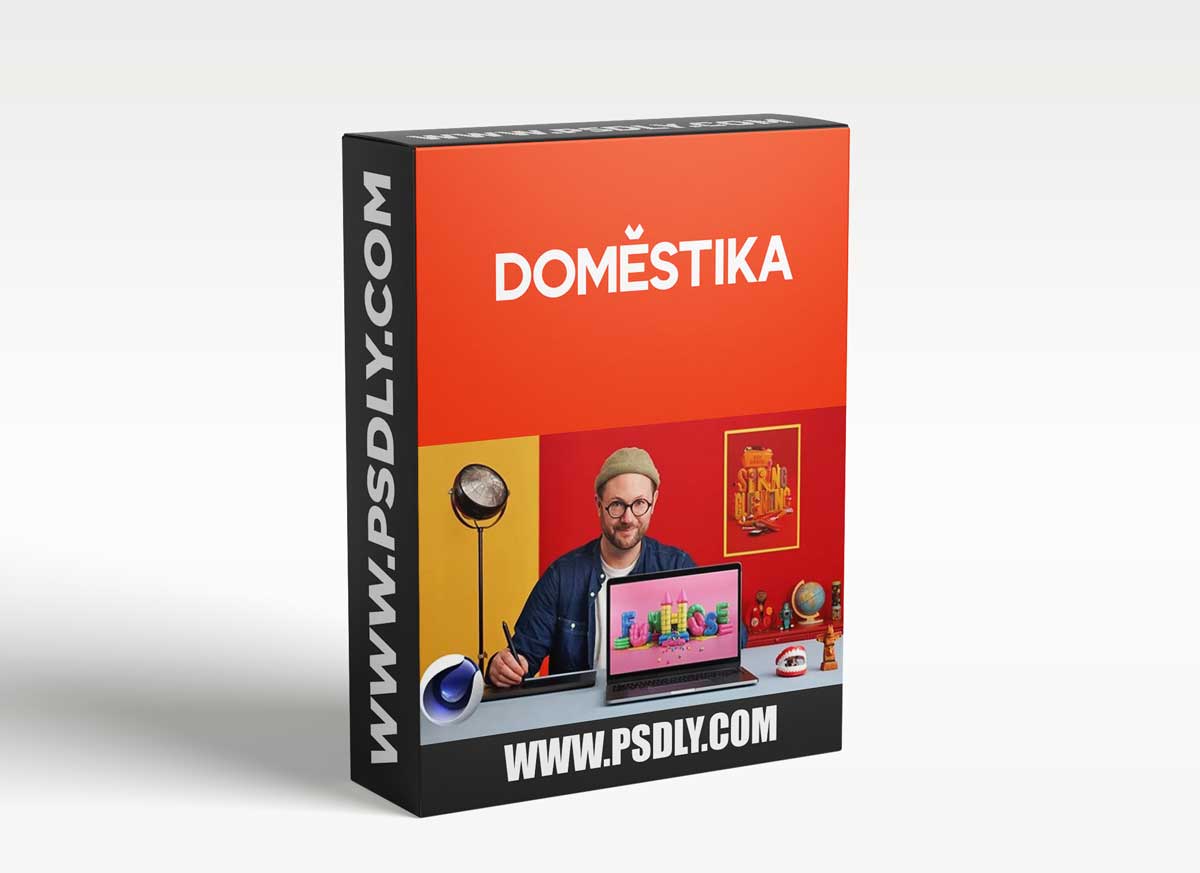 Domestika - 3D Typography Playing with Color and Volume- by Thomas Burden