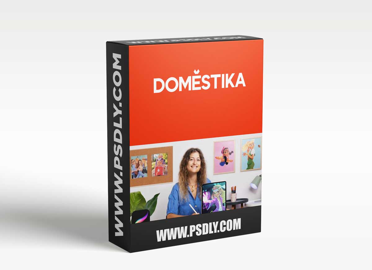 Domestika - Female Cartoon Character Design with Procreate