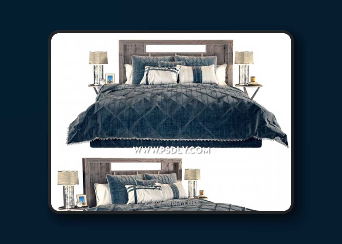 Drucilla Comforter Set HMPT1817 3D Models