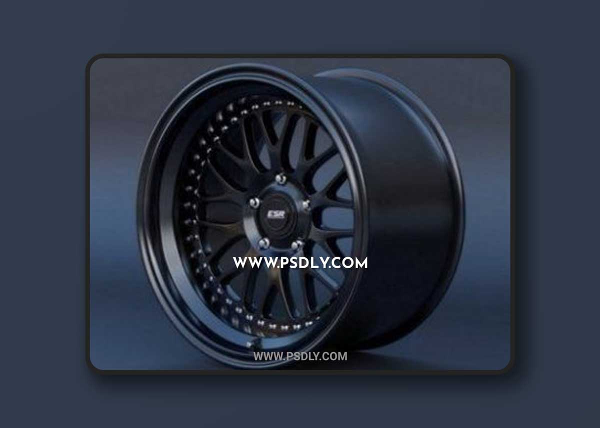 ESR CS1 gloss black 3D Models