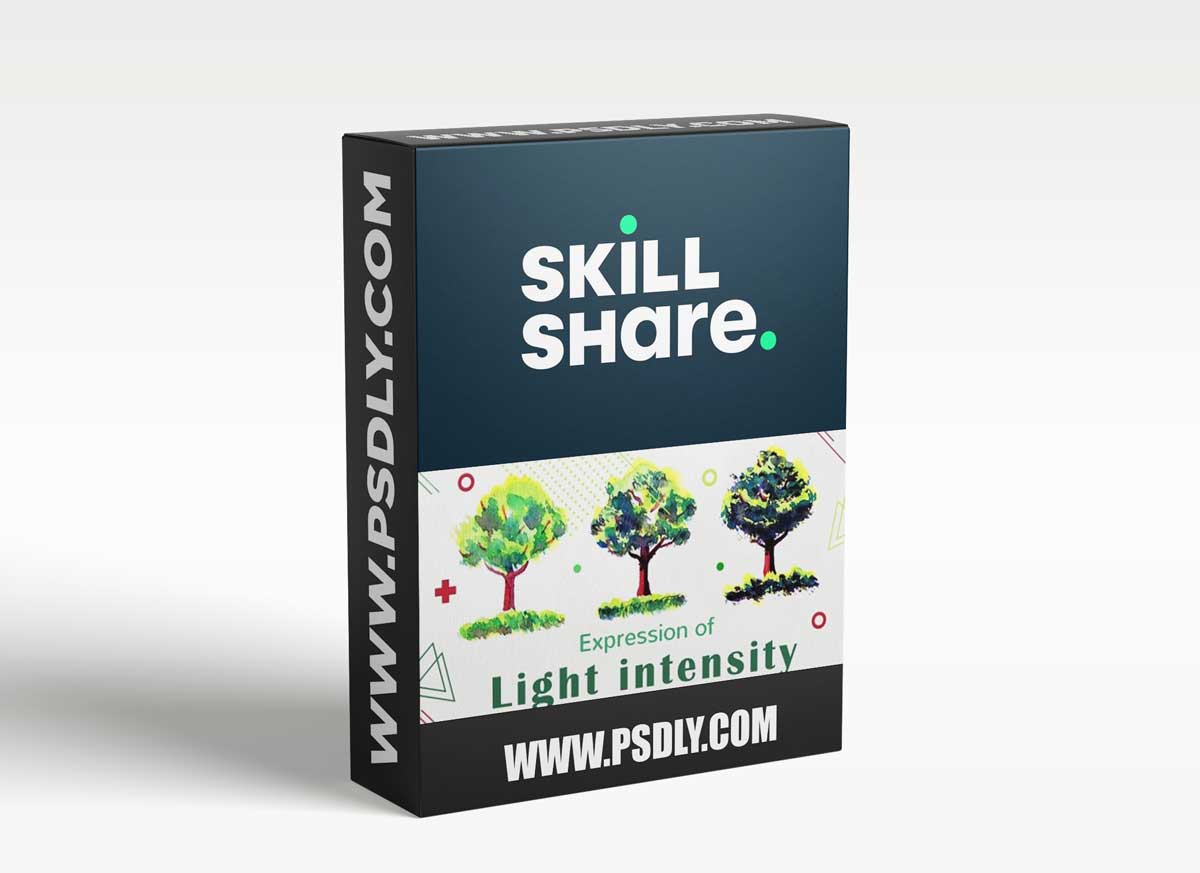 Expression Of Light Intensity With Watercolor