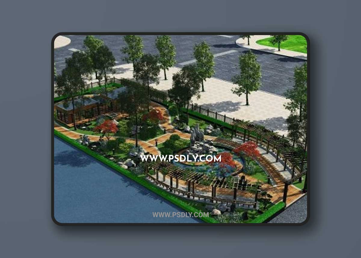 Exterior Garden by Huy Hieu Lee 3D Models