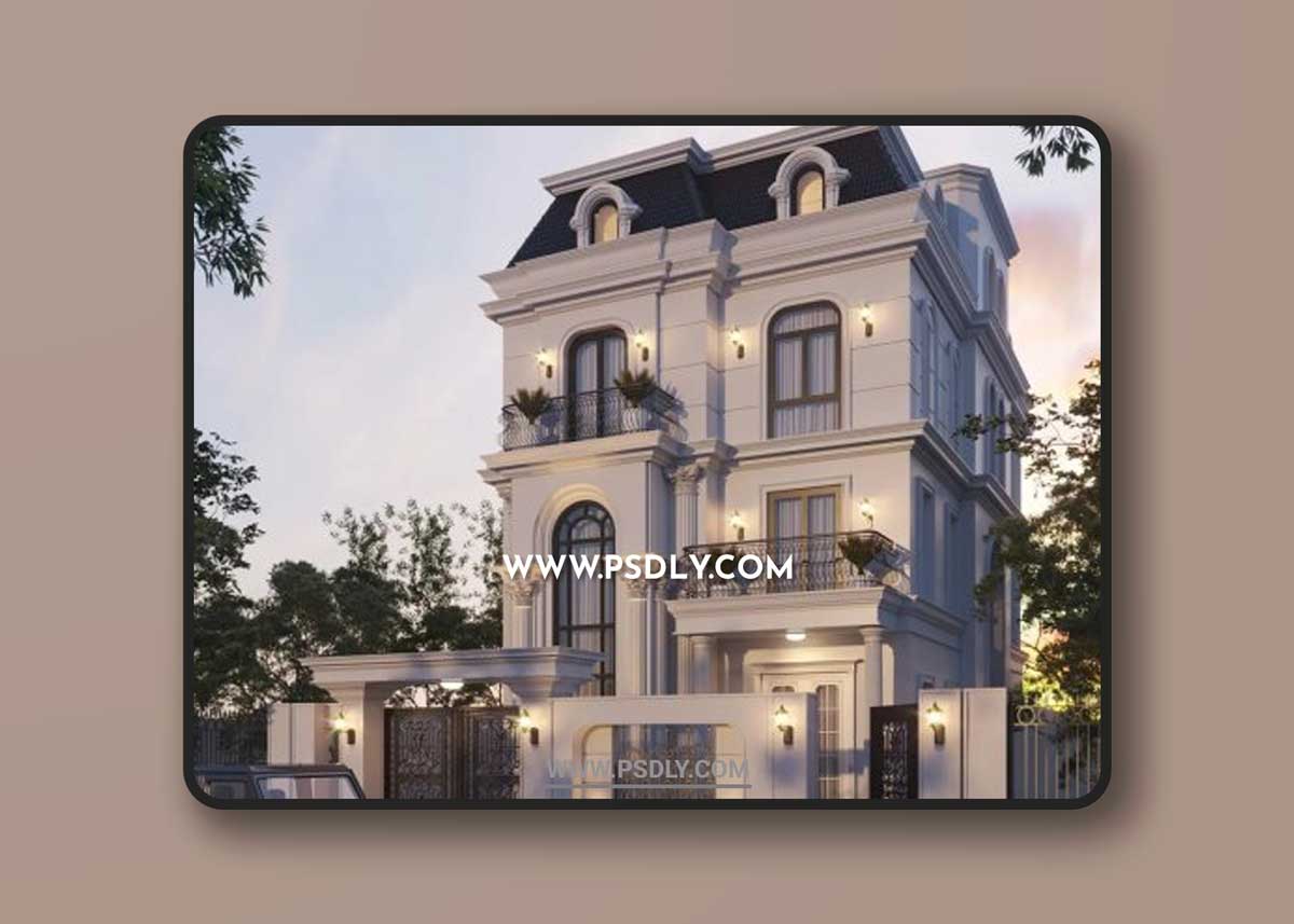 Exterior Villa by Doan Tuan 3D Models