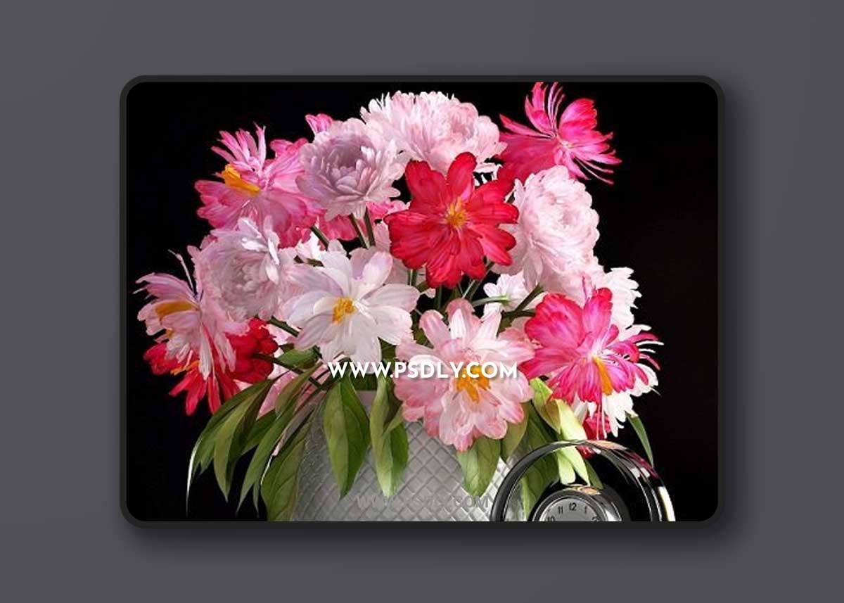 FLOWER SET 20 3d Model