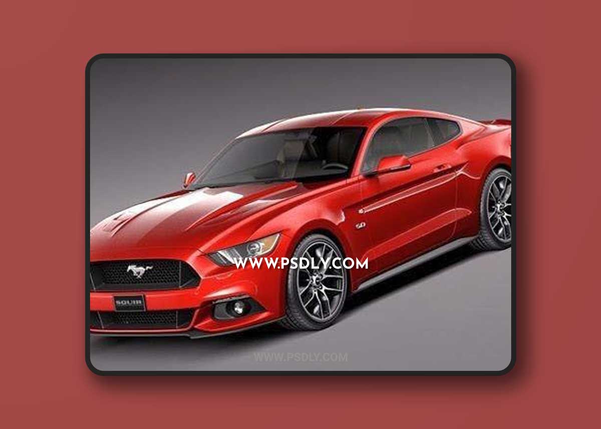 Ford Mustang GT 2015 3D Models
