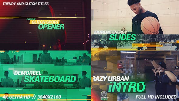 Videohive Glitch Dynamic Sport Opener 20960488