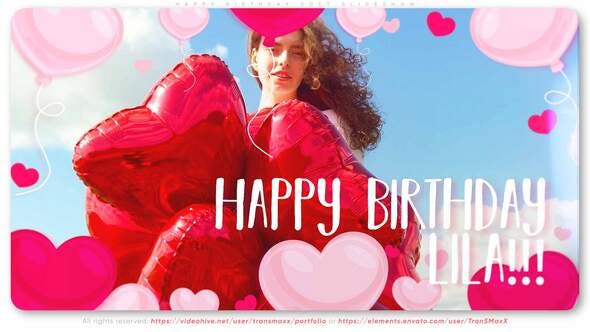 Videohive Happy Birthday Soft Slideshow 34918228