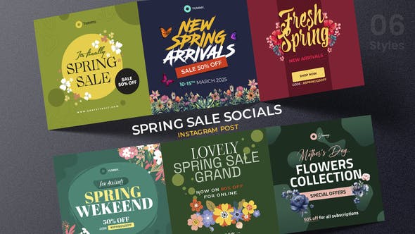 Videohive Spring Sale Socials Instagram Post 34755625