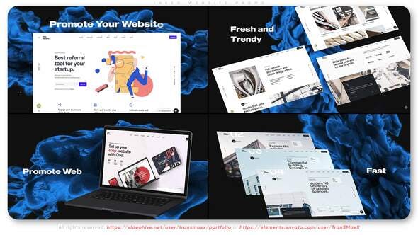 Videohive Inked Website Promo 34913127