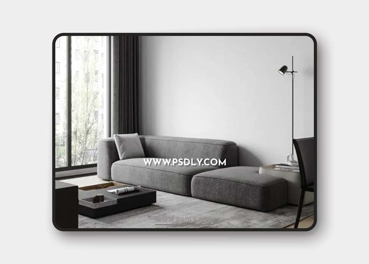 Interior Living Room- Kitchen By Nguyen Trung