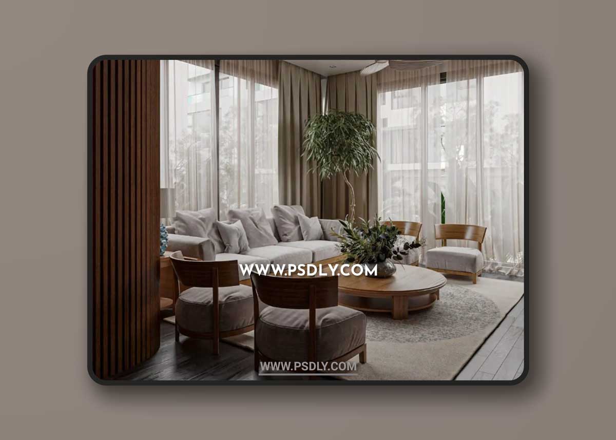 Interior Living room - Kitchen by Nguyen Diep