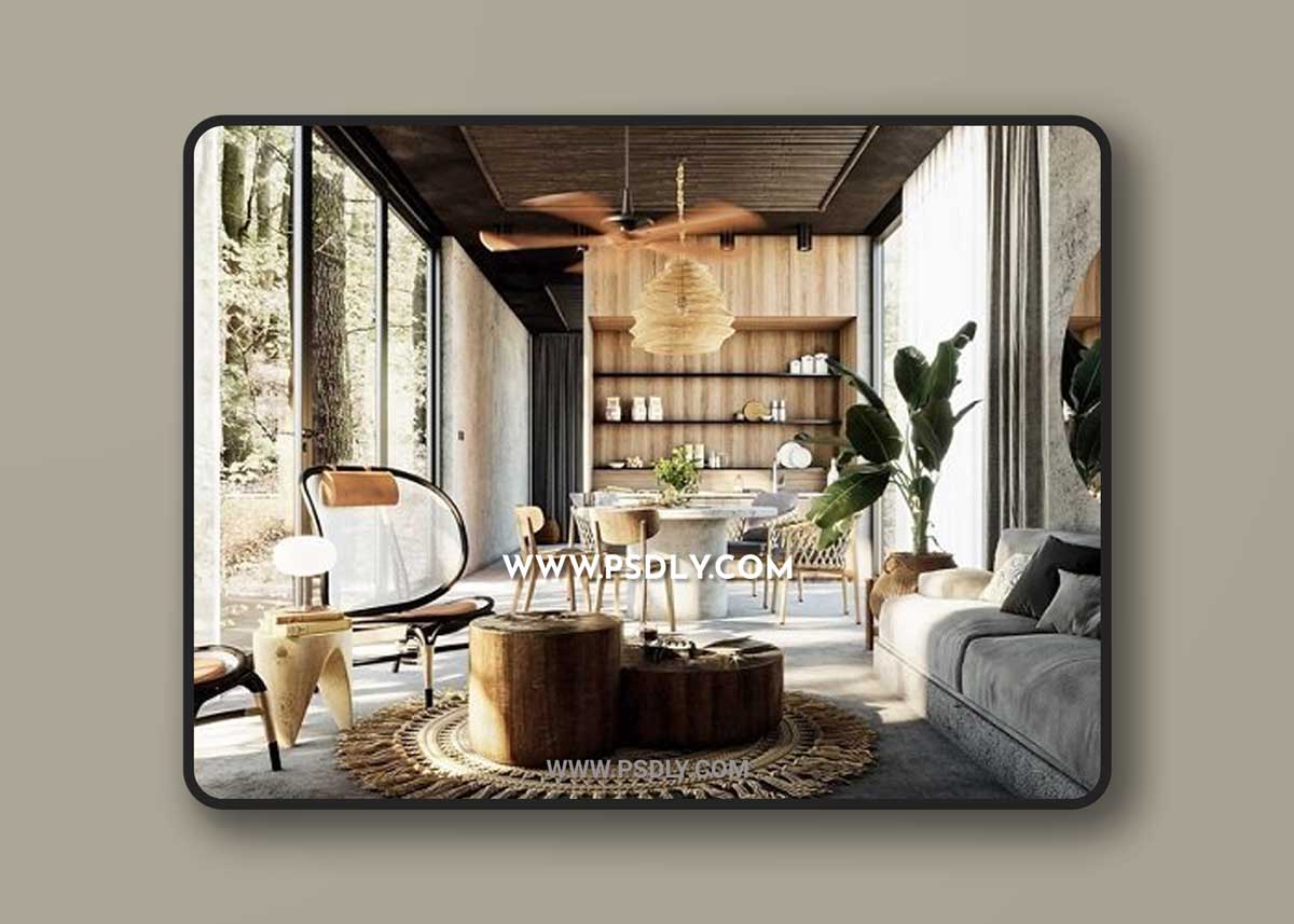 Interior Scene Sketchup by NguyenDucTrung 3D Models