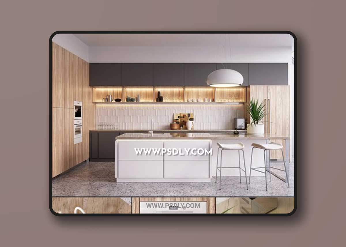 Kitchen Nolte Nature 3D Models