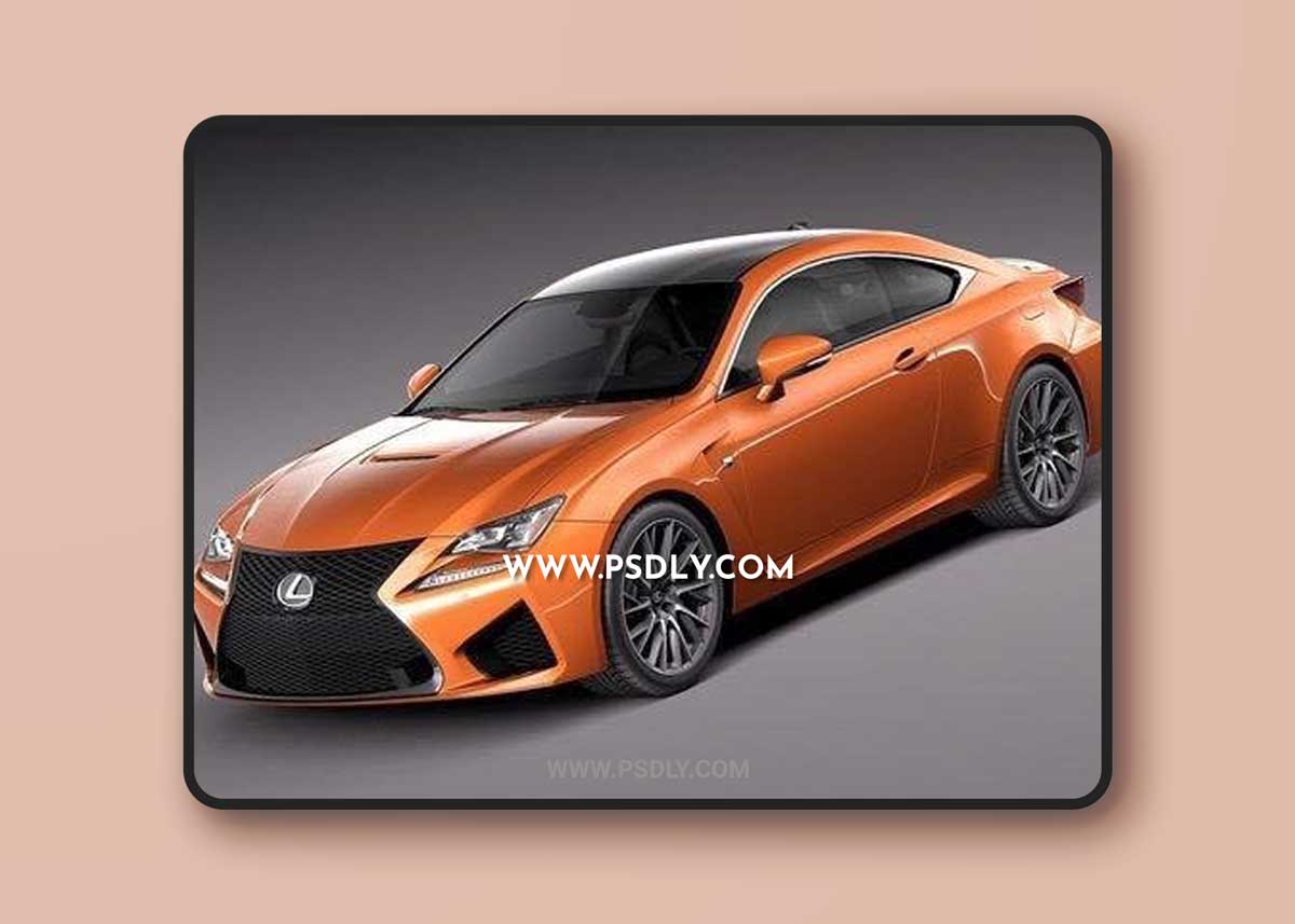 Lexus RC F 2015 3D Models