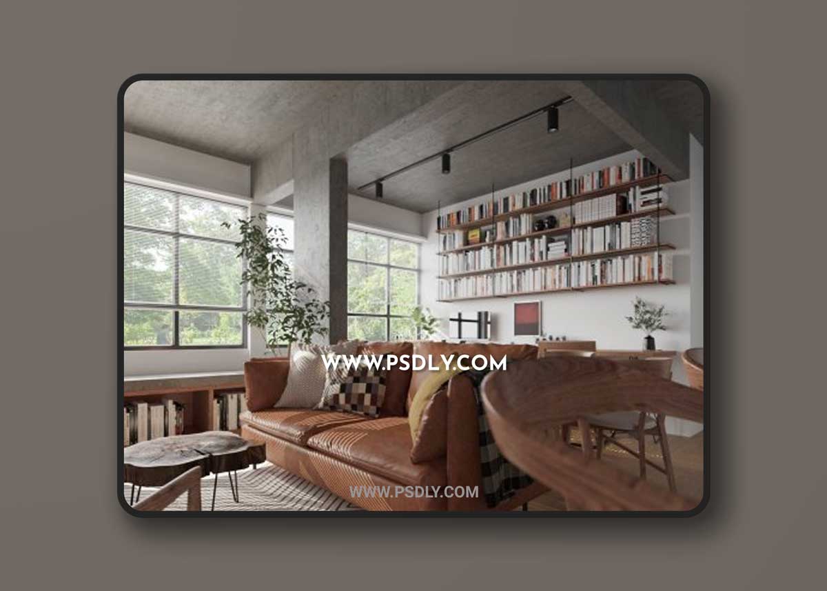 Living Room Interior by Trang Chuot 3D Models