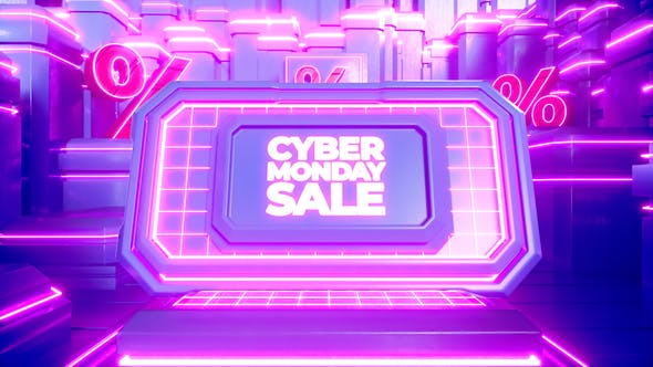 Videohive Cyber Monday Sale Logo Reveal 34774887