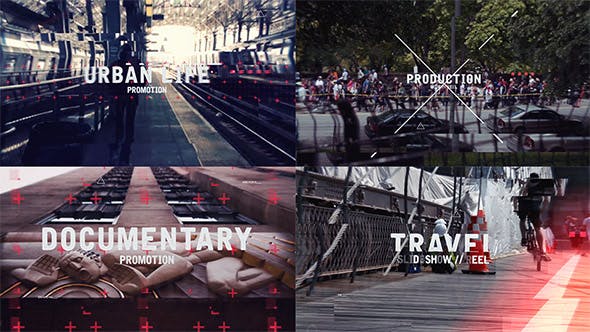 Videohive Modern City Glitch Reel 19762085