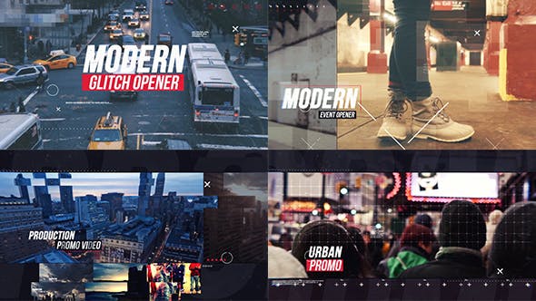 Videohive Modern Urban Glitch Opener 16951501